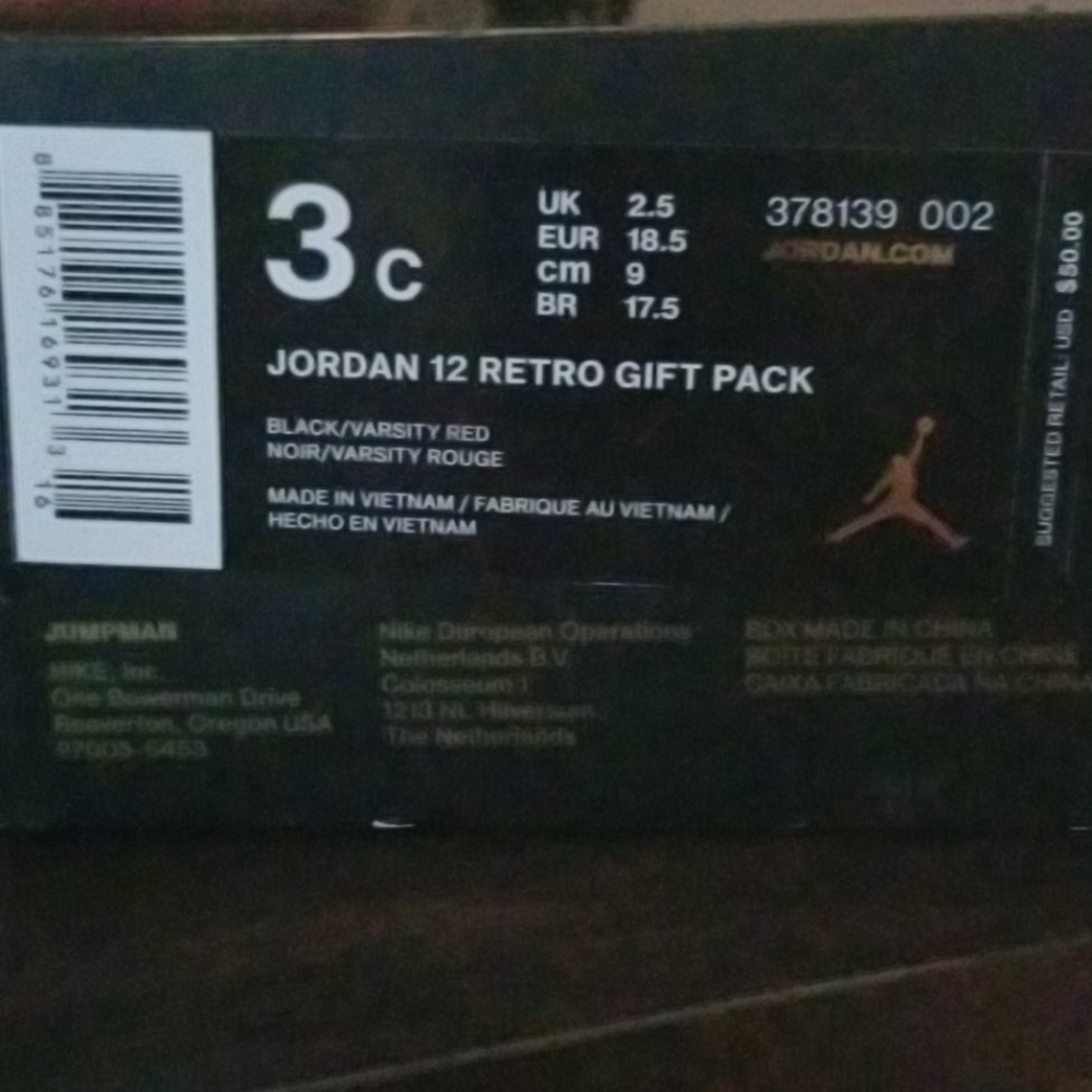 Newborn Jordan 12